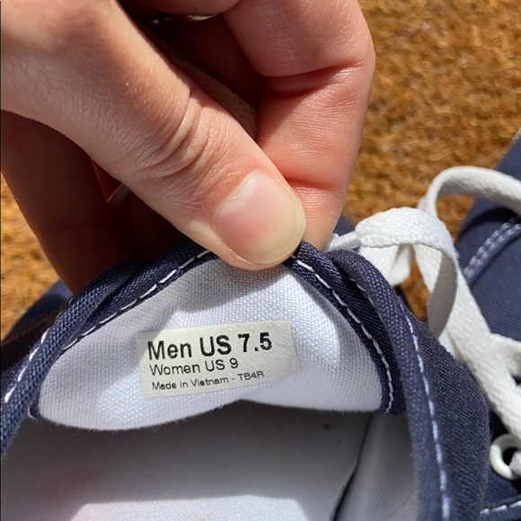 Vans Classic Navy & White Excellent Condition - Picture 7 of 8